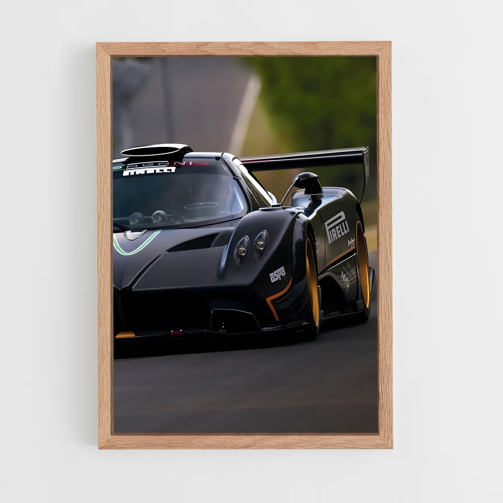 Poster Vitesse Obscure – affiche Pagani (vue 4)